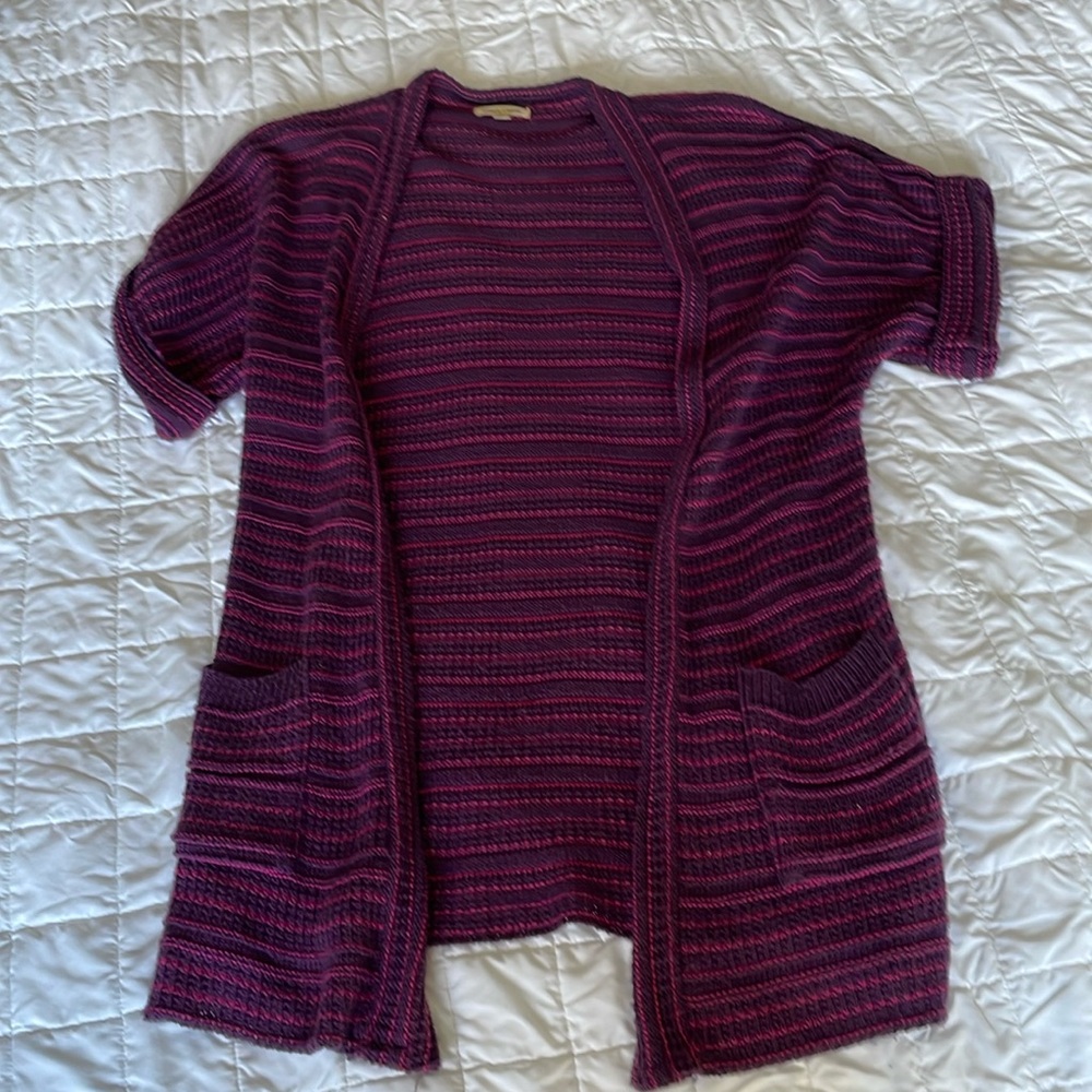Long open cardigan size M